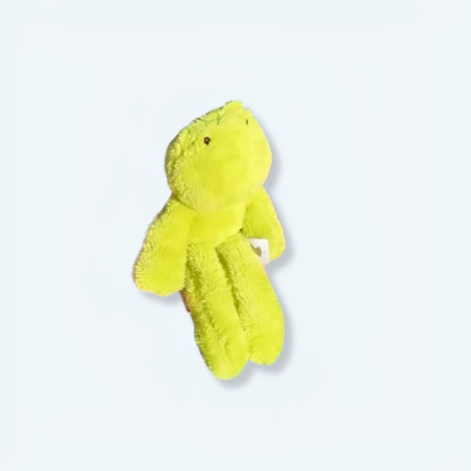 Peluche grenouille verte douce enfant câlin pelucheux La compagnie de la peluche